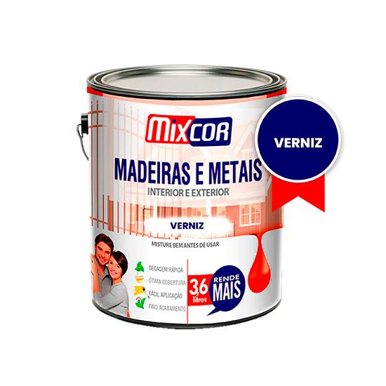 Verniz Mixcor Madeiras e Metais - 3,6L