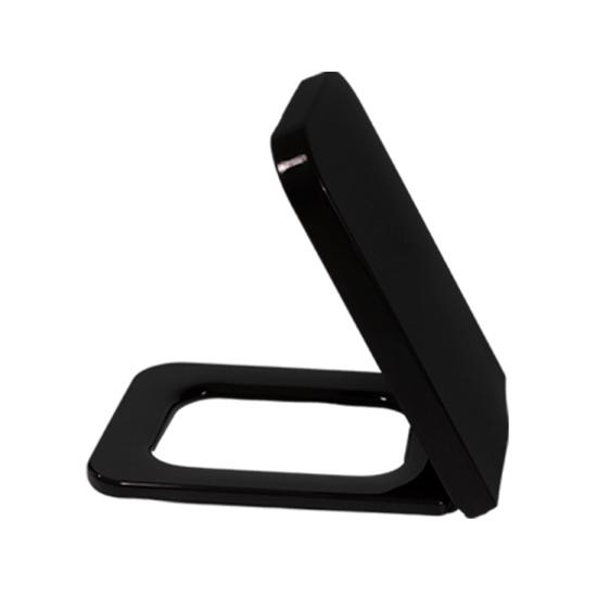 Assento Sanitário Malva - Light Closure - Preto